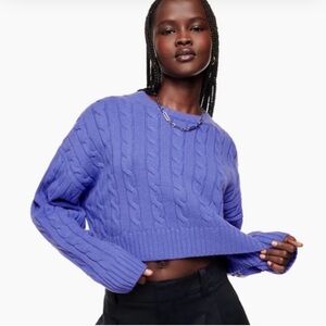 Sunday Best Peggy Sweater Periwinkle Size Extra Small